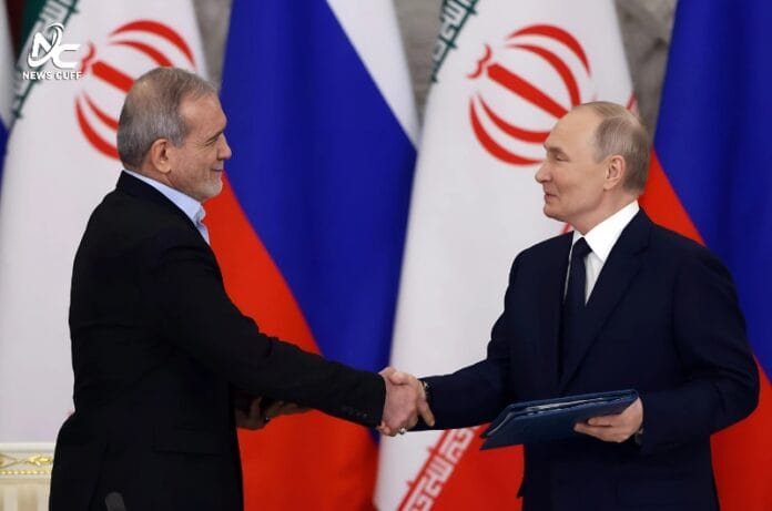 ایران اور روس کے درمیان اسٹریٹجک معاہدہ طے پایا جس میں دفاعی، نیوکلیئر پاور اور توانائی کے شعبے میں تعاون شامل ہے۔