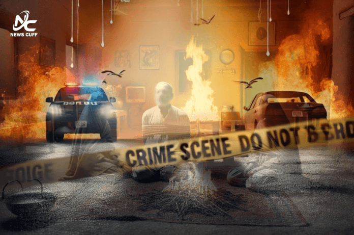 گوجرانوالہ میں دو بہنوں نے اپنے والد کو رسیوں سے باندھ کر آگ لگا دی