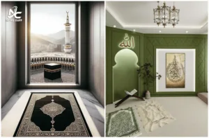 نماز کے کمرے میں قدرتی روشنی کا انتظام