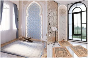 نماز کے کمرے کی صفائی اور آرائش