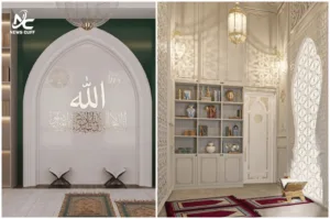 نماز کے کمرے میں اسلامی آرٹ