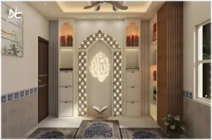 نماز کے کمرے کے لیے نرم قالین یا چٹائی