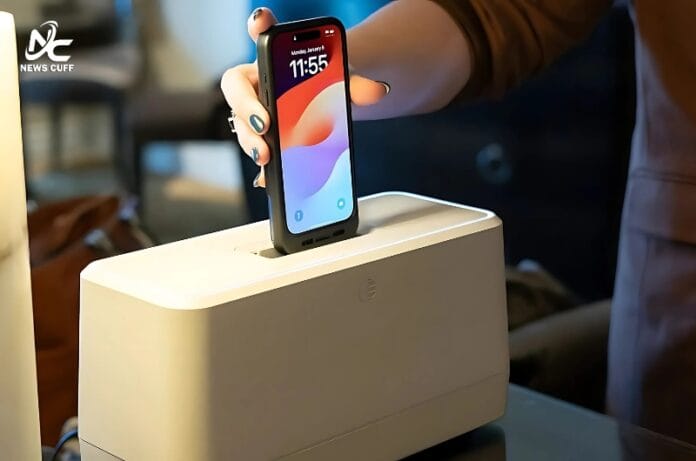 اسمارٹ فون چارجنگ ٹیکنالوجی میں انقلاب، نئی ڈیوائس صرف 2 سیکنڈ میں مکمل چارجنگ ممکن بناتی ہے، سویپ اٹ ڈیوائس کے ذریعے فوری بیٹری تبدیل کی جاتی ہے