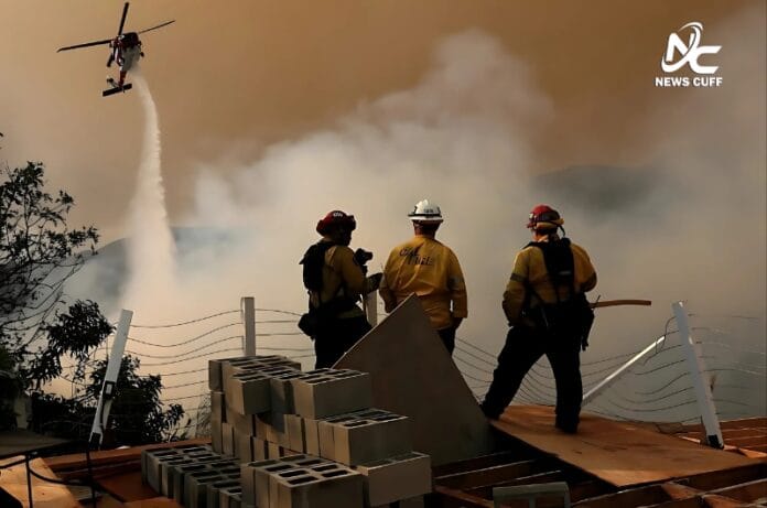 لاس اینجلس میں تیز ہواؤں کے باعث کیلیفورنیا کی آگ کی شدت میں اضافہ ہوگیا، 25 افراد ہلاک، ہزاروں بے گھر، اور 40 ہزار ایکڑ سے زائد رقبہ جل چکا ہے۔