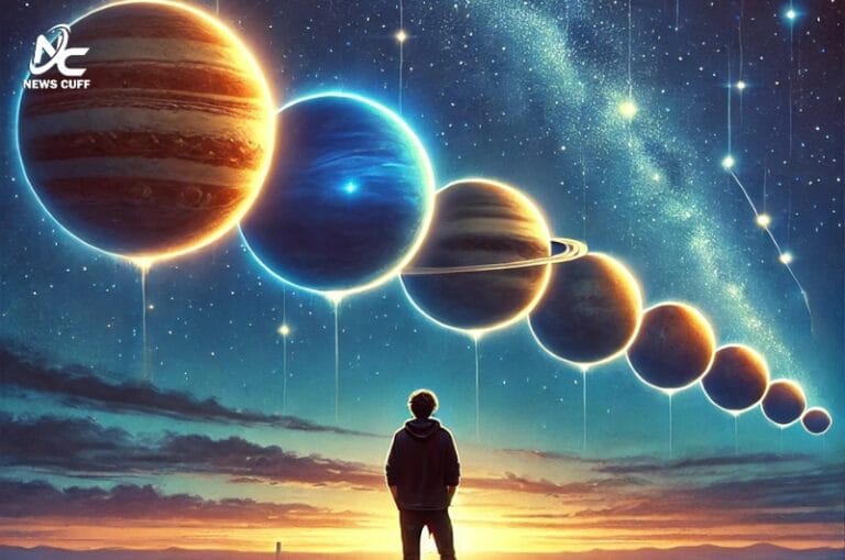 اگلے ہفتے نظام شمسی کے 7 سیارے ایک قطار میں نظر آئیں گے جو 2040 کے بعد دوبارہ ممکن نہیں ہوگا۔