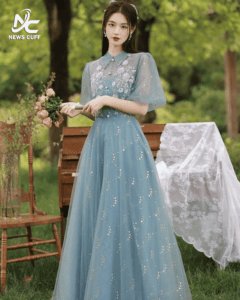 نرم اور ہلکے کپڑے کے فراک ڈیزائن