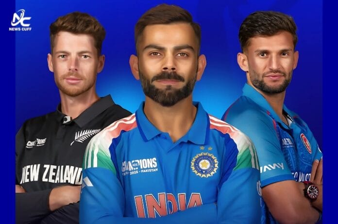 آئی سی سی نے چیمپئنز ٹرافی کی ٹیم آف دی ٹورنامنٹ کا اعلان کیا، جس میں صرف بھارت، نیوزی لینڈ اور افغانستان کے کھلاڑی شامل ہیں