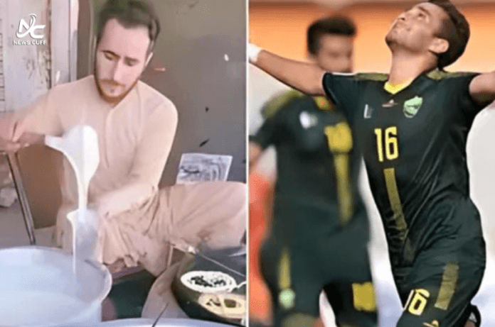 پاکستانی فٹبالر محمد ریاض، جو 2018 کے ایشین گیمز میں ملک کی نمائندگی کر چکے ہیں، مالی مشکلات کے باعث سڑک پر جلیبیاں بیچنے پر مجبور