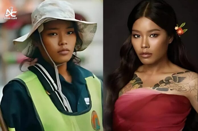 سڑکوں کی صفائی کرنے والی تھائی خاتون راتوں رات مشہور ہو کر ماڈل بن گئیں