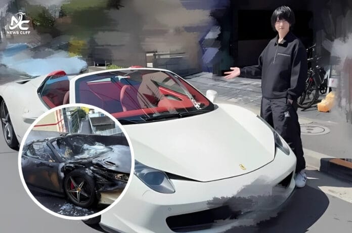 10 سالہ بچت کے بعد خریدی گئی 8 کروڑ سے زائد کی فراری منٹوں میں جل کر راکھ