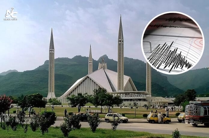 اسلام اباد میں زلزلے کے شدید جھٹکے زلزلے کی شدت چار اشاریہ تین ریکارڈ،زلزلہ پیما مرکز