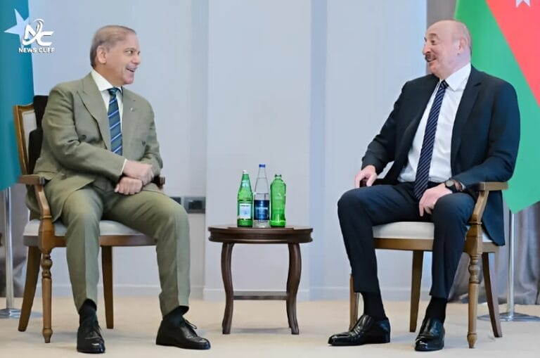 وزیراعظم کی آذری صدر سے ملاقات، بھارت سے جنگ میں غیرمتزلزل حمایت پر آذربائیجان کا شکریہ