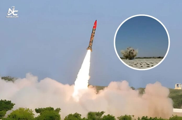 پاکستان نے ابدالی ویپن سسٹم کے بعد آج ایک اور میزائل کا کامیاب تجربہ