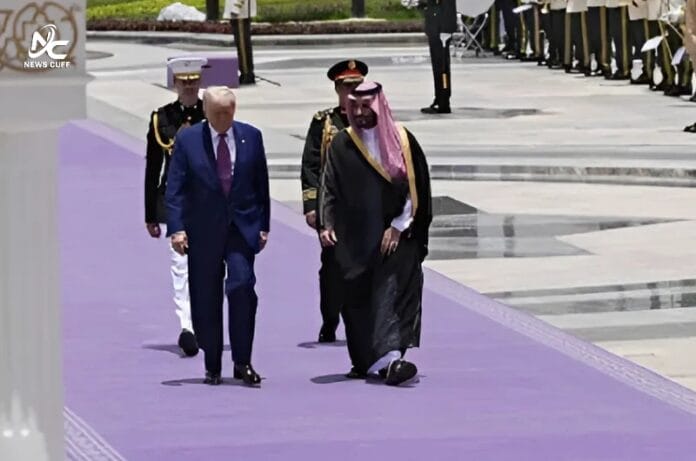 ٹرمپ کا شاہی استقبال: سعودی عرب میں غیر روایتی پروٹوکول، خاتون اول کی غیر موجودگی نے توجہ حاصل کی