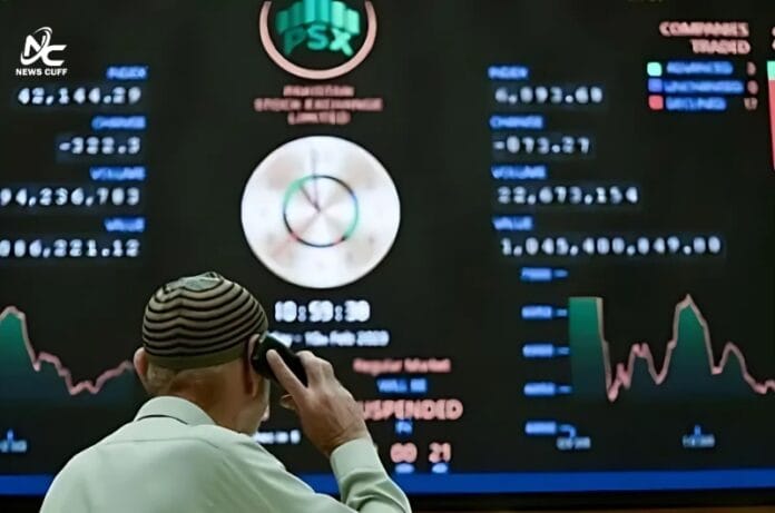 مشرق وسطیٰ میں جنگ کے اثرات، اسٹاک ایکسچینج میں 100 انڈیکس 3855 پوائنٹس گرگیا