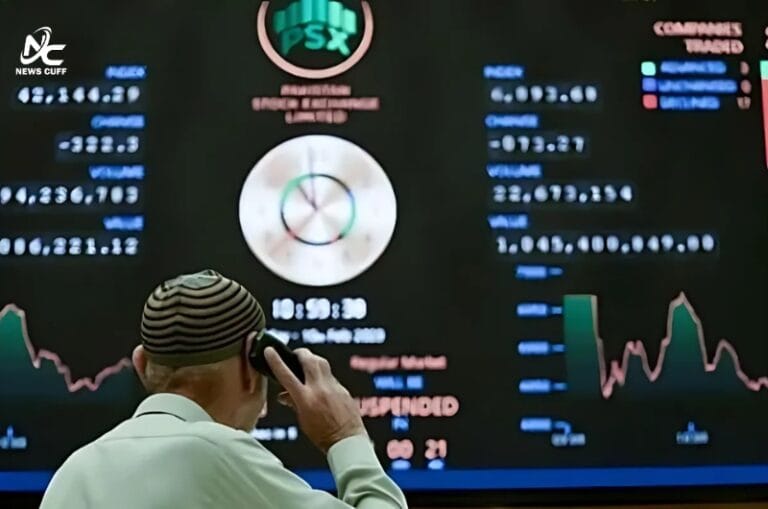 مشرق وسطیٰ میں جنگ کے اثرات، اسٹاک ایکسچینج میں 100 انڈیکس 3855 پوائنٹس گرگیا