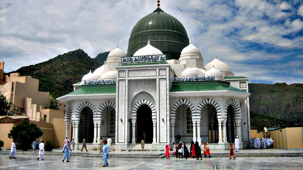 The Ghamkol Sharif shrine in Kohat, shown in a file photograph.