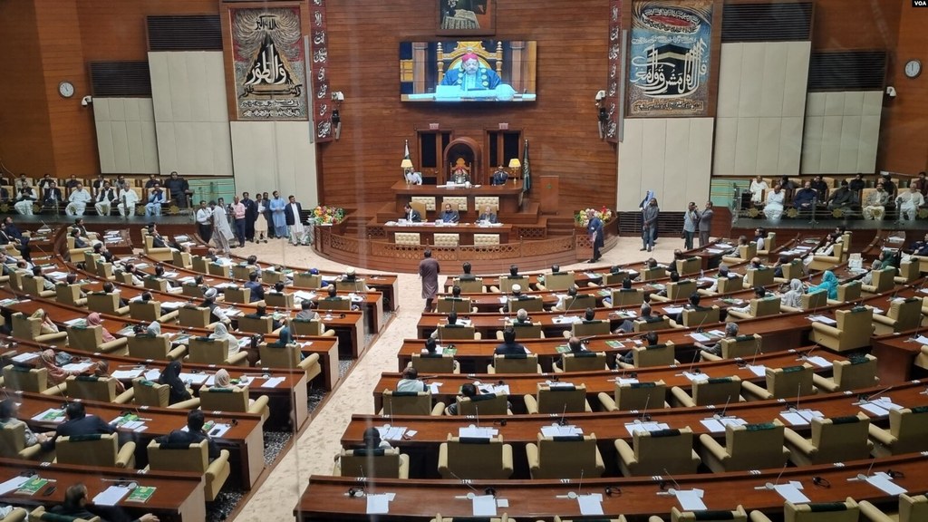 The Provincial Assembly of Sindh in session, Karachi.