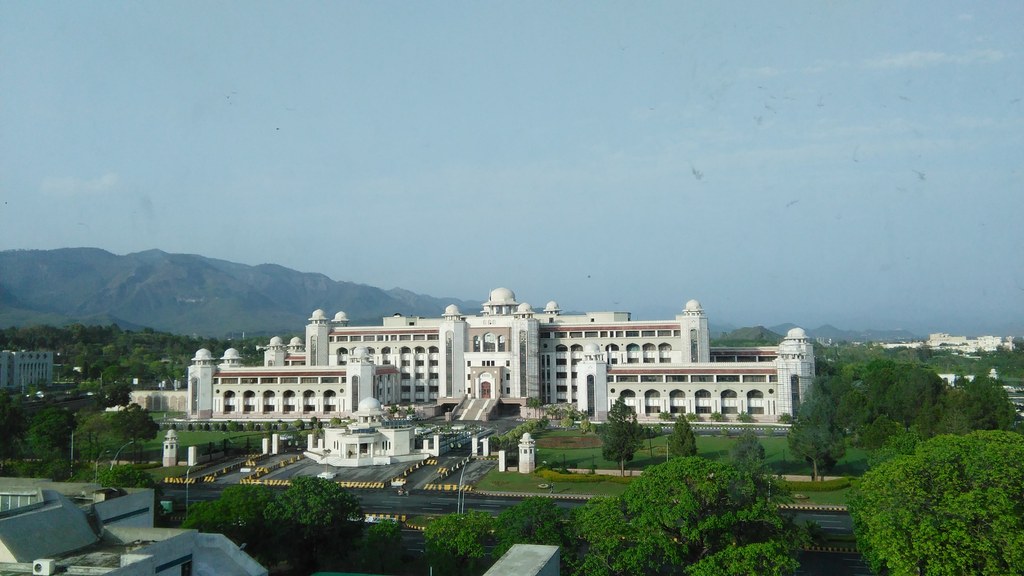 Prime Minister House in Islamabad, where Pakistan and the Maldives exchanged 20 MoUs and set a $200 million trade target