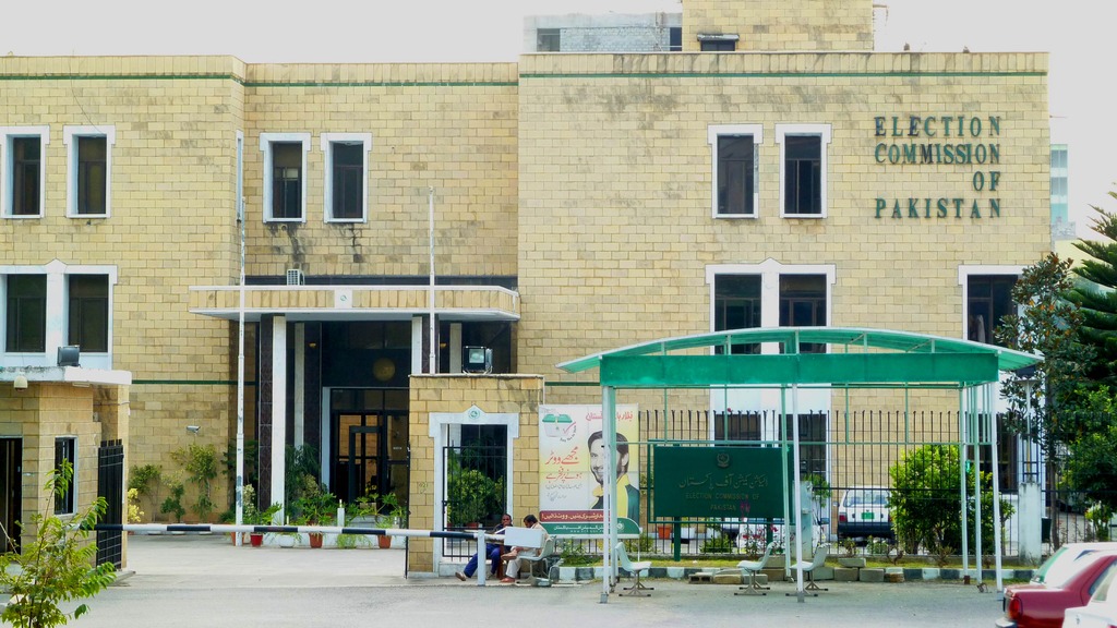 The Election Commission of Pakistan building in Islamabad — file photo of the institution that proposed the AI election rules