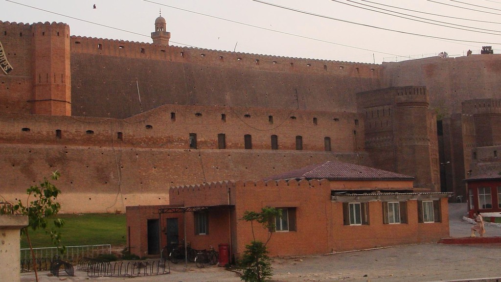 Bala Hisar Fort in Peshawar, the city where the Peshawar High Court heard petitions on Sohail Afridi's detention and governor's rule in Khyber Pakhtunkhwa