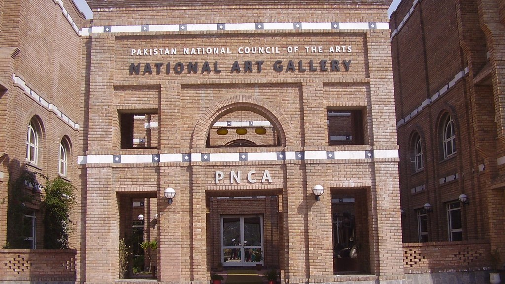 Front entrance of the Pakistan National Council of the Arts National Art Gallery in Islamabad