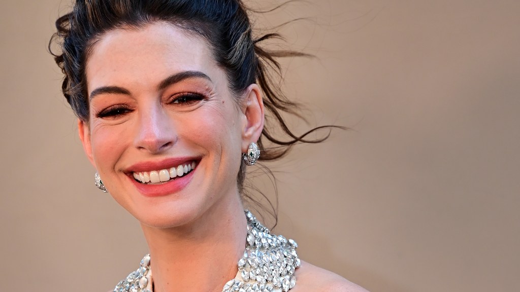 Anne Hathaway at the New York premiere of The Odyssey in July 2026 — her psychological thriller Verity is now showing in cinemas across Pakistan