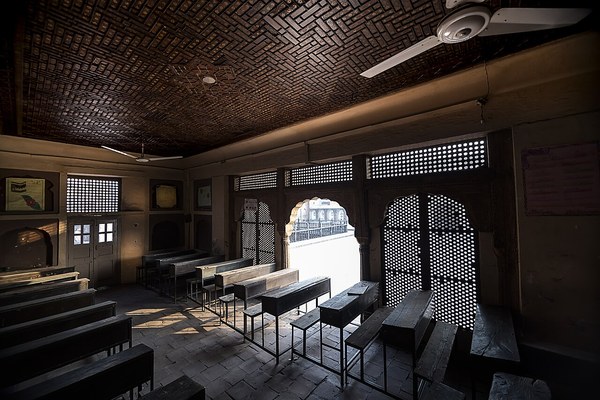 A classroom at Victoria Girls High School in Lahore, Punjab, as the province announces winter school timings from October 16