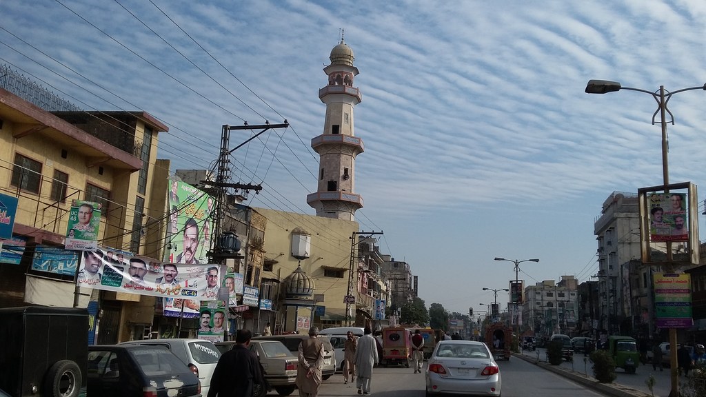 College Road in Rawalpindi, the city where the anti-terrorism court announced the verdict