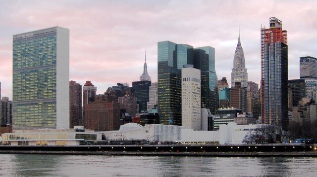 United Nations Headquarters in New York, where the UNDP released its Global Multidimensional Poverty Index 2026 showing 38.3 percent of Pakistanis in multidimensional poverty