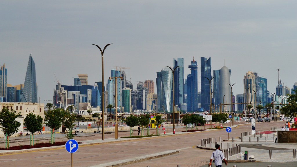 Doha skyline in Qatar, where Pakistan, Turkiye, Qatar and Indonesia are expected to sign a defence industry cooperation memorandum