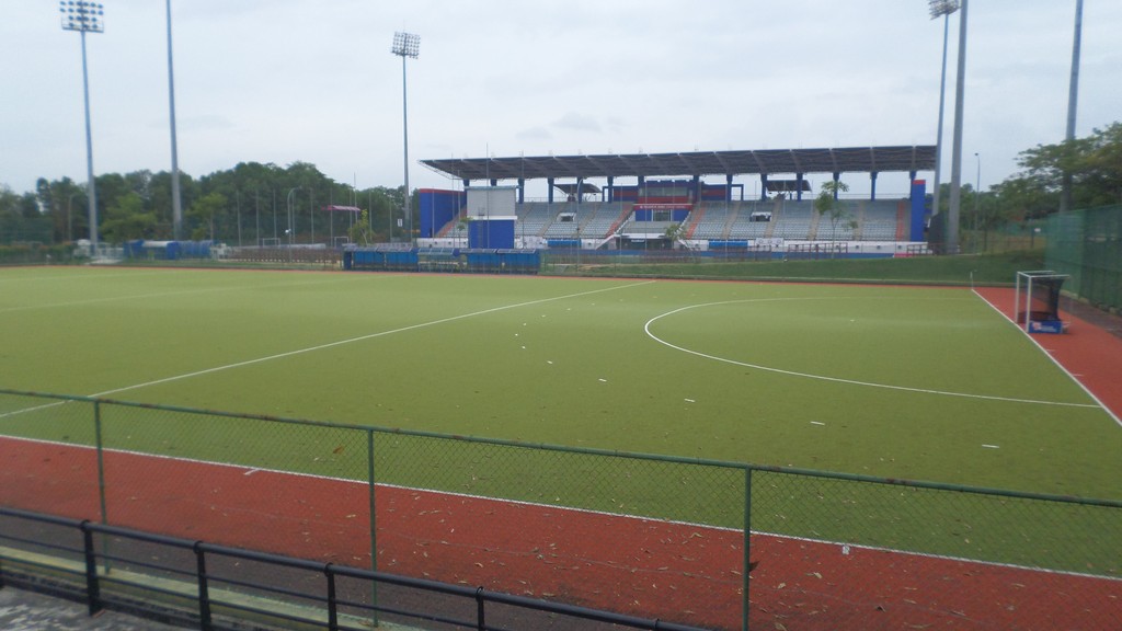 Taman Daya Hockey Stadium in Johor Bahru, venue of the Sultan of Johor Cup final