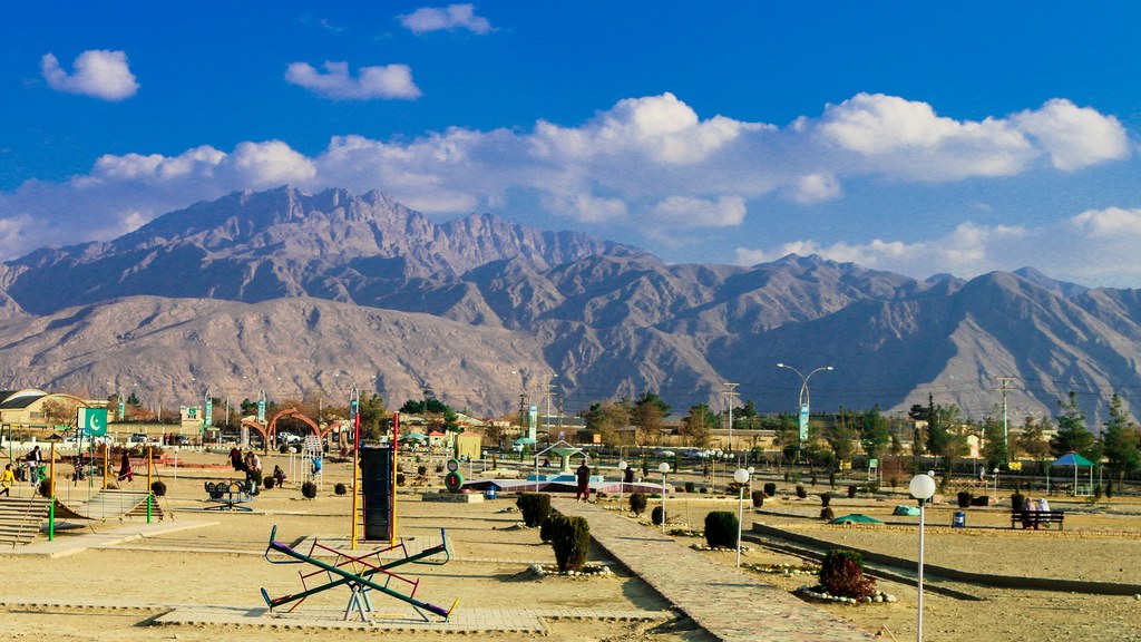 A view of Quetta Cantonment with mountains behind, shown in a file photograph